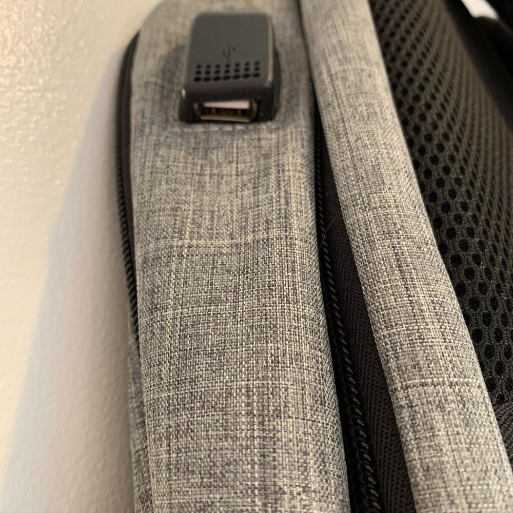 Matein NWOT Backpack Unisex grey padded straps - Picture 7 of 7
